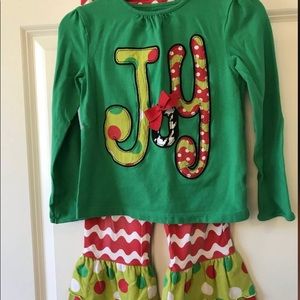 Christmas Shirt & Outfit Sz. 5T Jelly the Pug